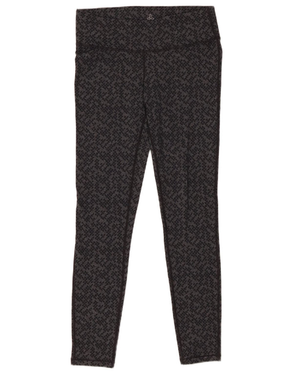 Legginsy damskie PRANA UK 8 Small, szary, geometryczny nylon