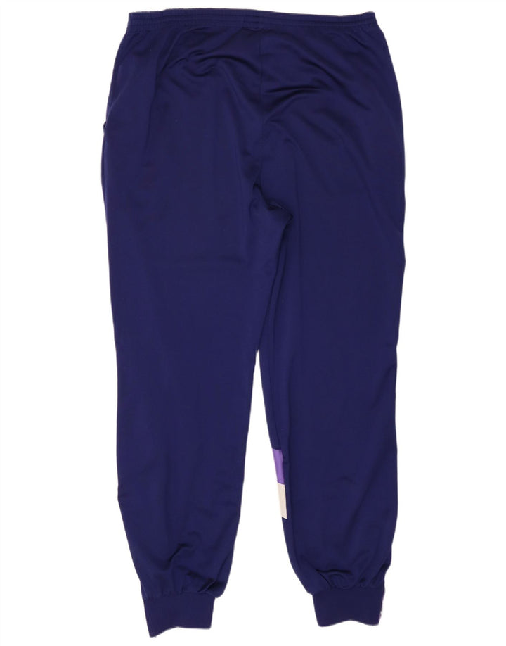 Pełny dres męski w panterkę, UK 46/48 XL, granatowy, poliester z blokami kolorów