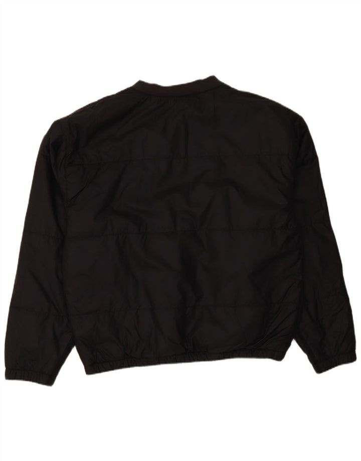 Adidas Męska, oversize'owa, wyściełana kurtka pulowerowa UK 34 XS, czarna, poliestrowa