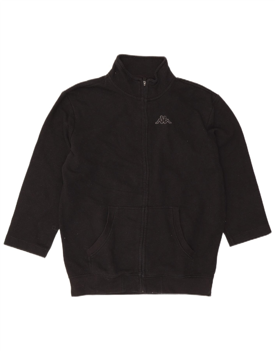 Damska bluza dresowa Kappa Oversize UK 18 XL, czarna bawełna