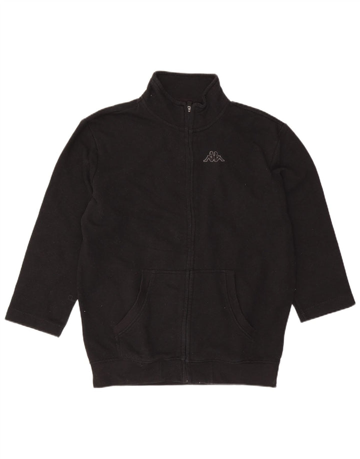 Damska bluza dresowa Kappa Oversize UK 18 XL, czarna bawełna