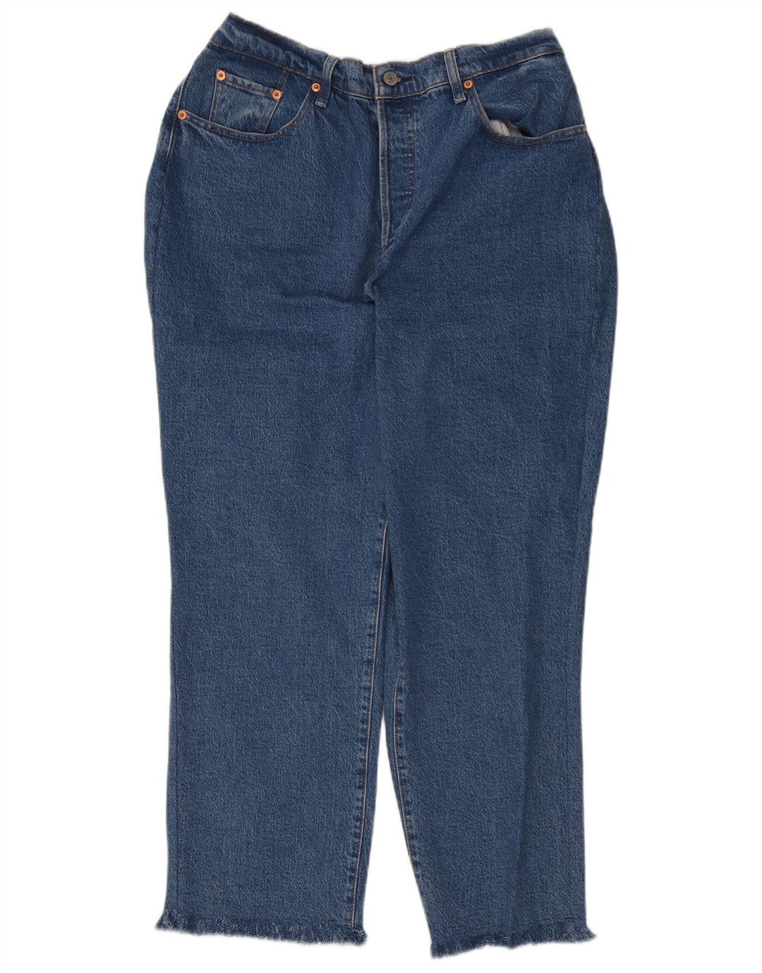 Damskie jeansy Levi's Cropped W34 L26 Niebieskie
