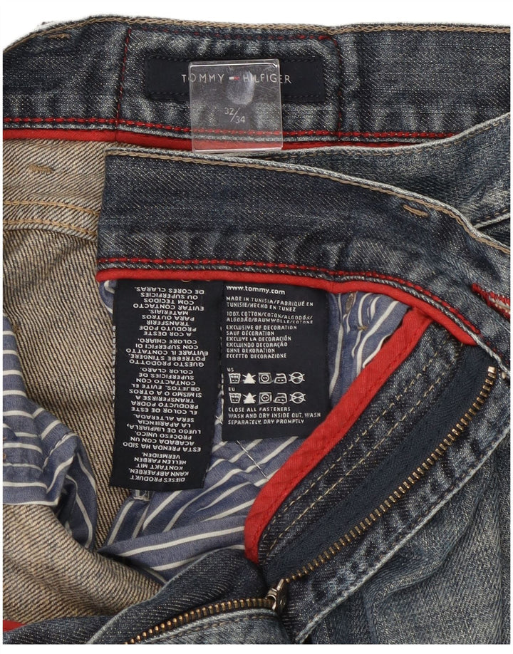 Męskie jeansy Bootcut Tommy Hilfiger W32 L34 Niebieskie bawełniane