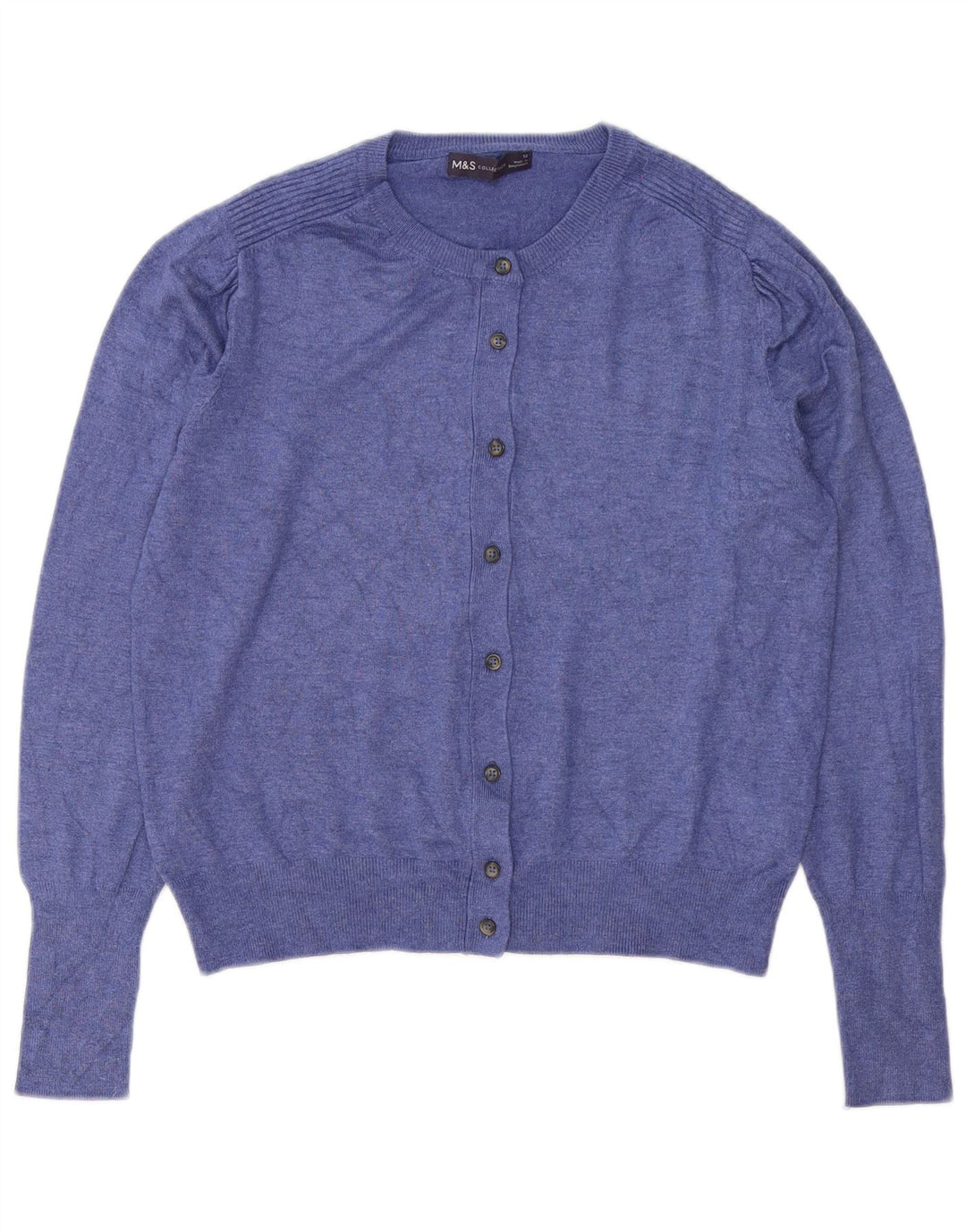 Sweter damski Marks & Spencer UK 12, średni niebieski, wiskoza