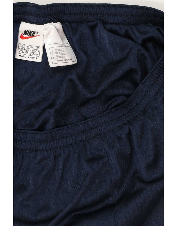 Męskie spodenki sportowe Nike, duże, granatowe, poliestrowe
