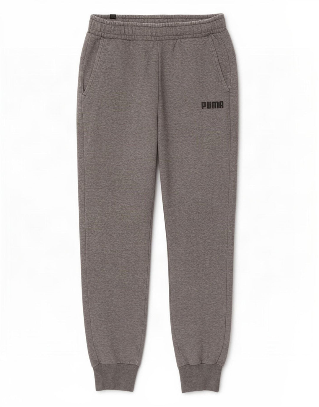 Męskie spodnie dresowe Puma Joggers średnioszare nakrapiane