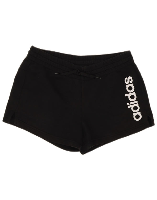 Damskie spodenki sportowe ADIDAS Graphic UK 12/14, średnia czarna bawełna