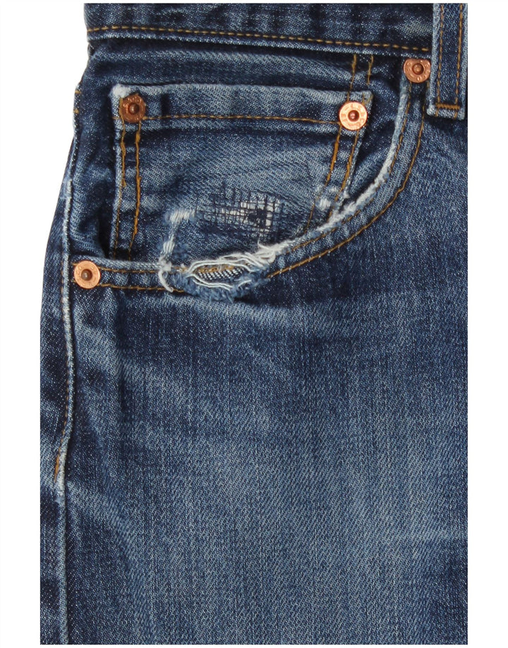 Męskie jeansy Levi's 501 w trudnej sytuacji W33 L34 granatowe