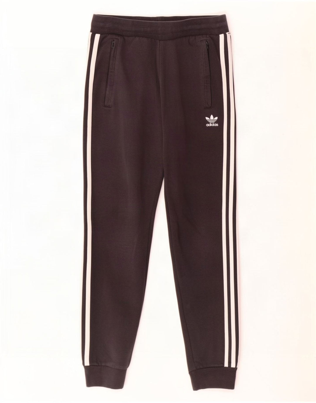 Męskie spodnie dresowe Adidas, średnie czarne, bawełniane