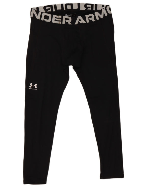 Męskie legginsy z grafiką UNDER ARMOUR 2XL, czarny poliester