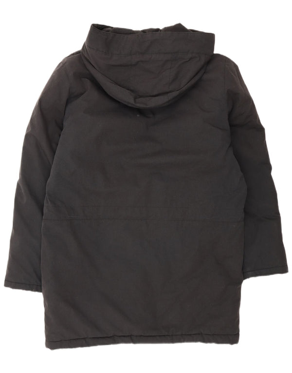 Męska kurtka parka Carhartt Tropper z kapturem UK 34 XS, czarny poliester