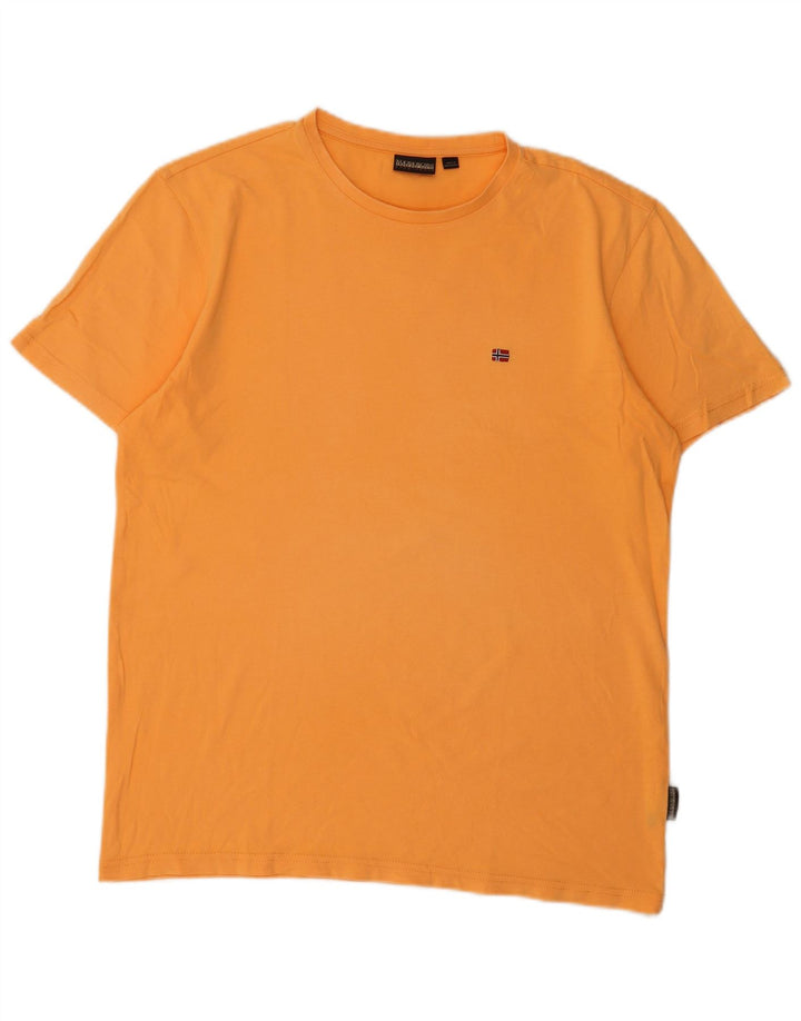 Męska koszulka t-shirt geograficzna NAPAPIJRI, duża, pomarańczowa