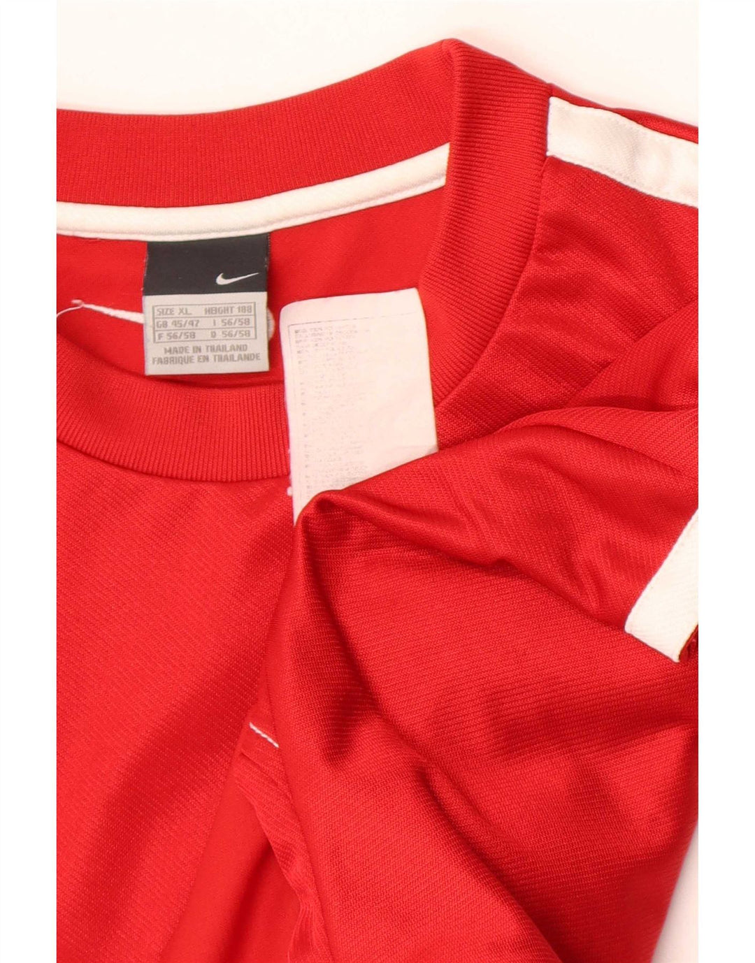 T-shirt męski Nike Top UK 45/47 XL, czerwony, kolorowy poliester