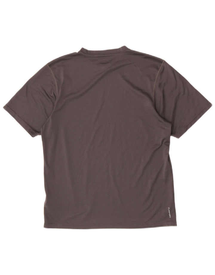 T-shirt męski The North Face, mały, szary, poliestrowy