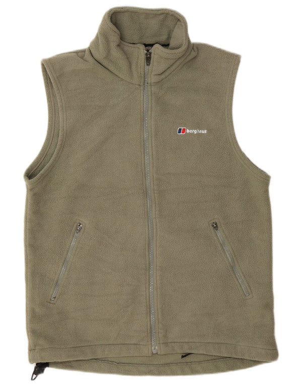 Damska kamizelka polarowa Berghaus UK 14, średni khaki, poliester