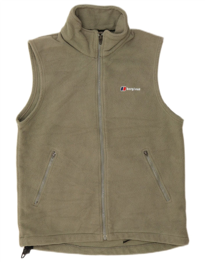 Damska kamizelka polarowa Berghaus UK 14, średni khaki, poliester