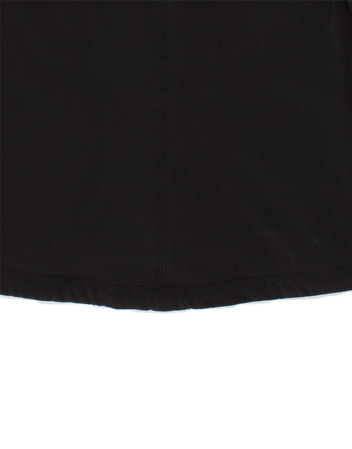 KAPPA Womens Windbreaker Jacket UK 12 Medium Black Polyamide | Vintage Kappa | Thrift | Second-Hand Kappa | Used Clothing | Messina Hembry 