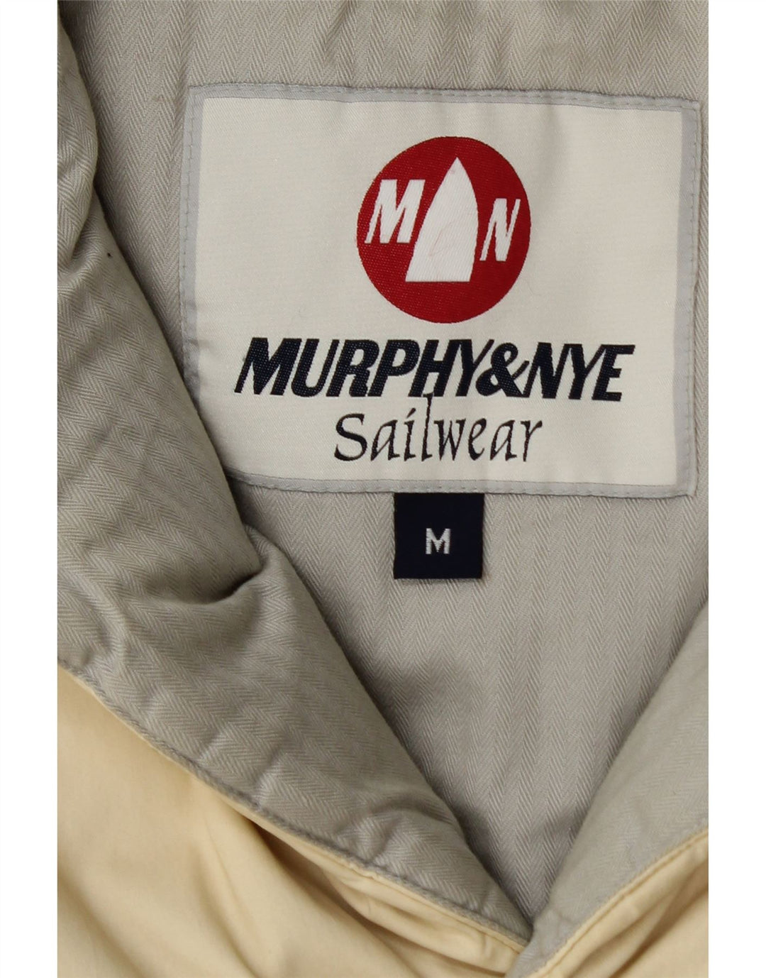 Męska wyściełana kamizelka Murphy & Nye UK 38 Medium Off White