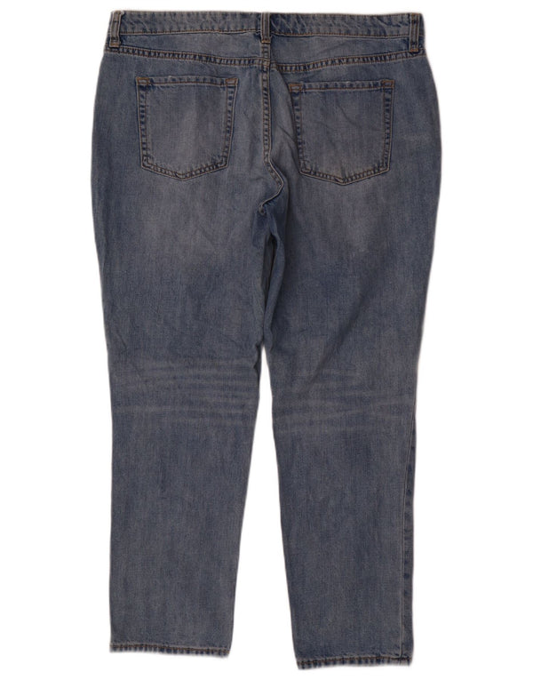 Jeansy Gap Damskie Seksowne Boyfriend w trudnej sytuacji, proste UK 18 XL W36 L27 Niebieskie