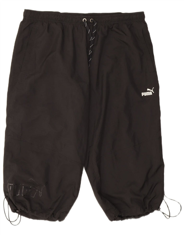 Męskie spodenki sportowe Puma Graphic Bermuda XL, czarny poliester