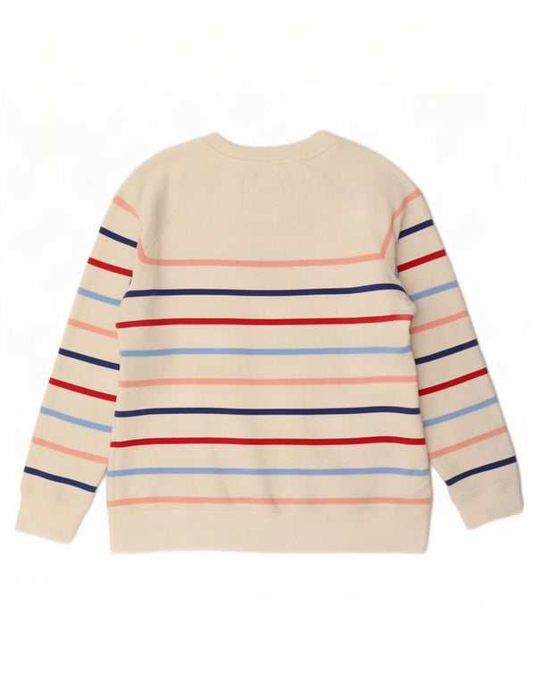 Damska bluza Crew Clothing Sweter UK 14, duża, bawełniana w białe paski