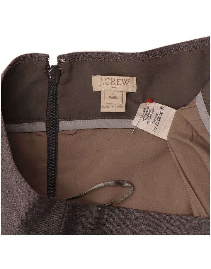 J. Crew Damska spódnica ołówkowa US 6 Medium W30 Szara wełna