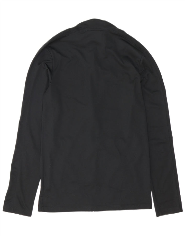 Kurtka męska dresowa Nike Dri Fit Slim Fit, mała, czarna, poliestrowa