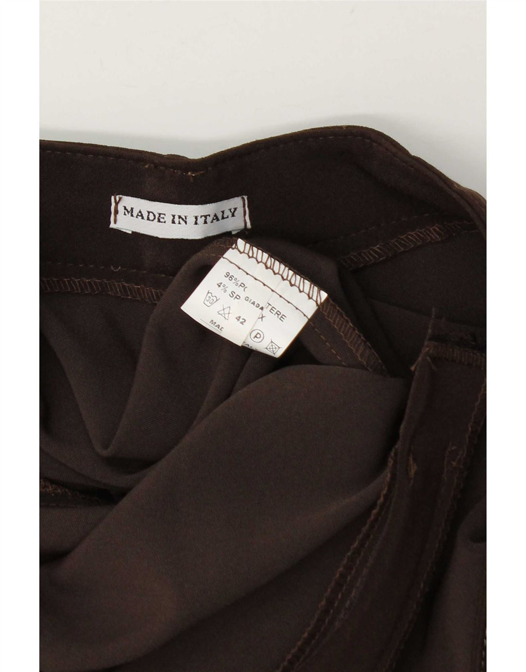Dwuczęściowy zestaw spódnic damskich w stylu vintage IT 42 Medium W28 Brązowy poliester