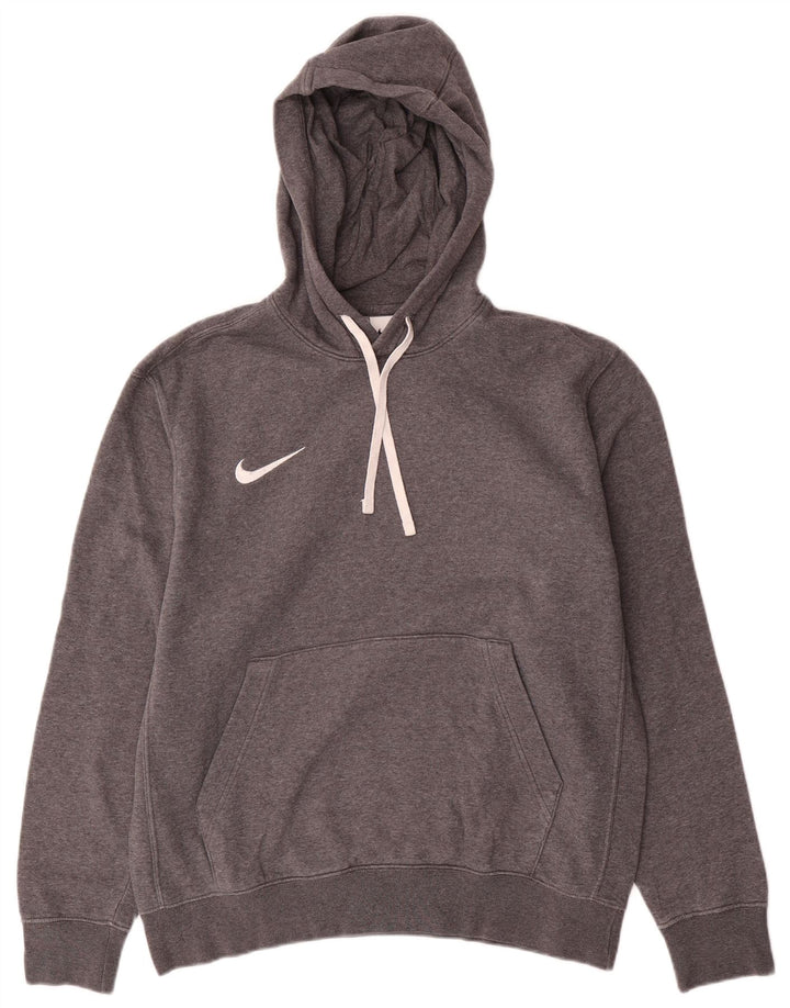 Męski sweter z kapturem Nike, średnioszary, bawełniany