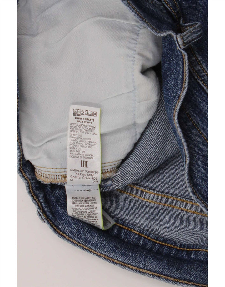 Męskie spodenki jeansowe Marks & Spencer, średnie W32, niebieskie, bawełniane