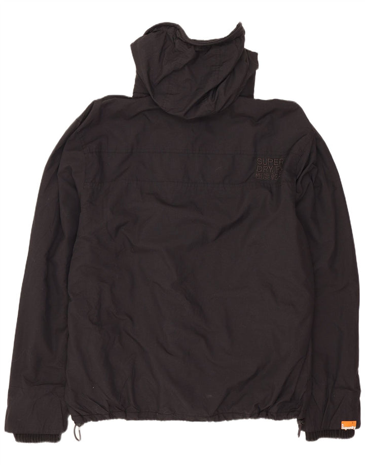 Męska kurtka wiatrówka z kapturem Superdry The Windcheater UK 44 2XL czarna