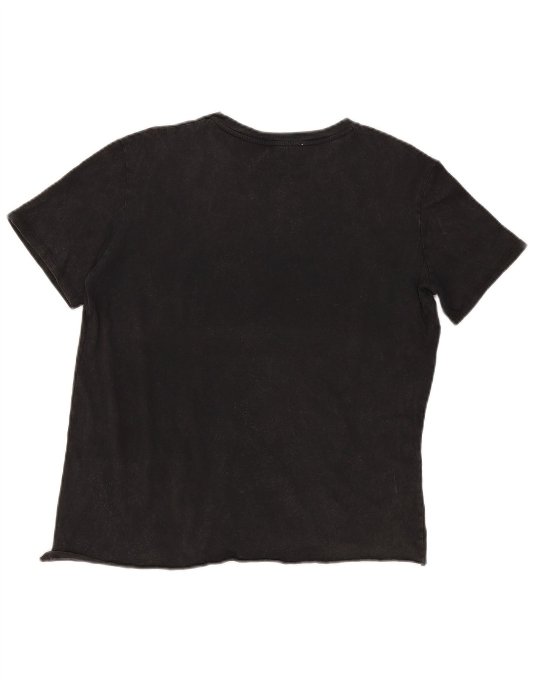 T-shirt damski w stylu vintage Top UK 14, duży, czarny