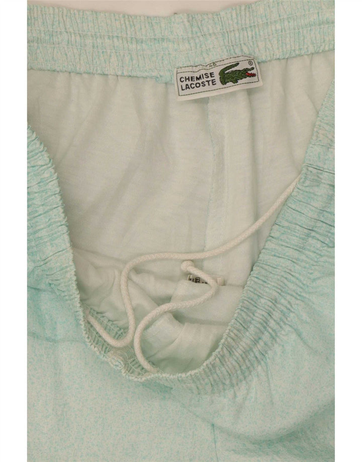 Męskie spodnie dresowe Lacoste Joggers rozmiar 46, duży, turkusowy poliamid