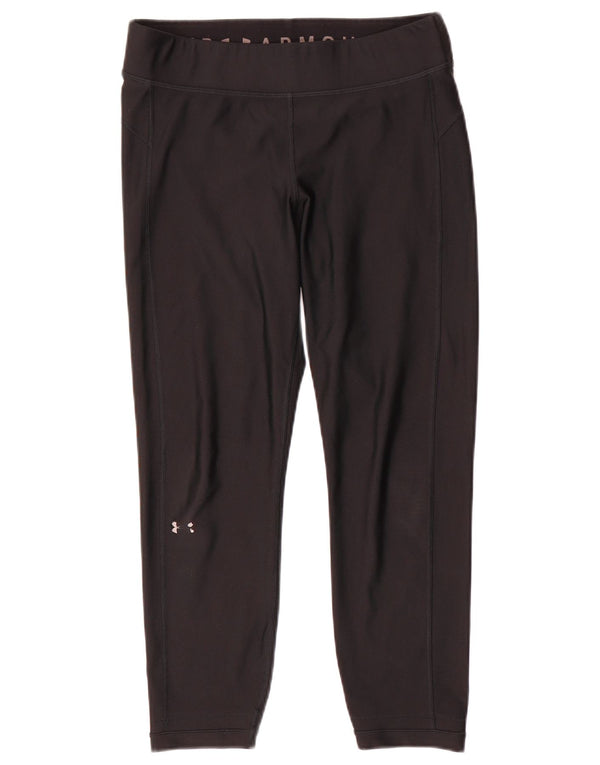 Damskie legginsy Under Armour Heat Gear Crop UK 14, duże, czarne