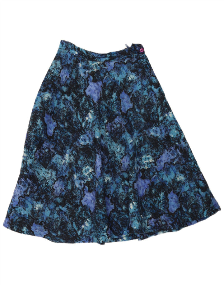 Rozkloszowana spódnica damska Vintage W24 XS Granatowa Tie Dye