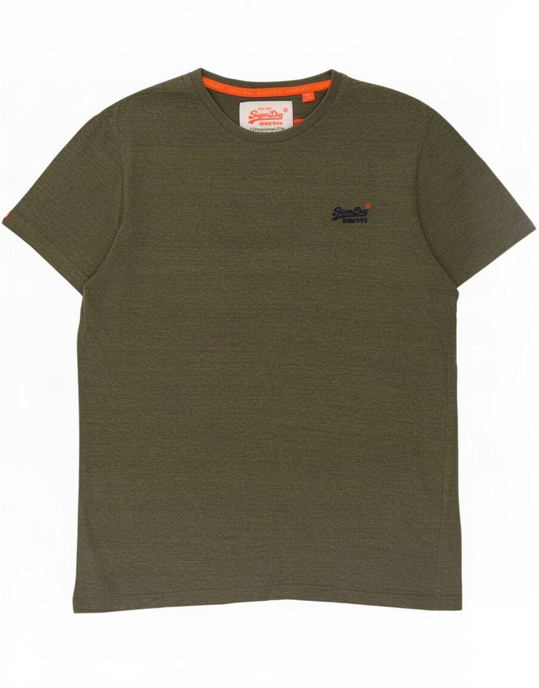 T-shirt męski Superdry, duży, bawełniany khaki z plamkami
