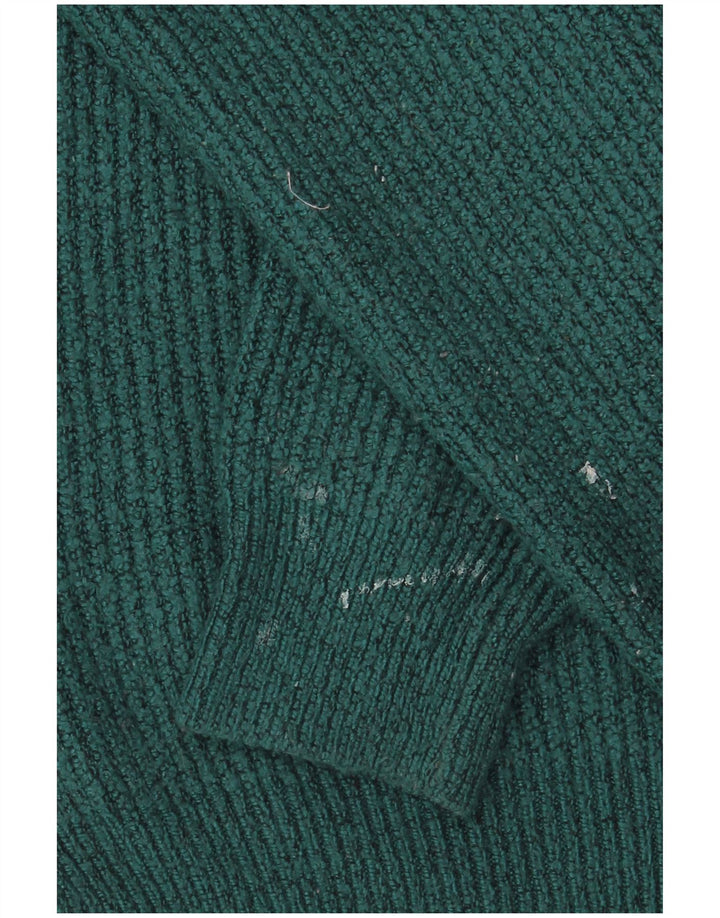 Marks & Spencer Damski sweter z okrągłym dekoltem, UK 12, średni zielony