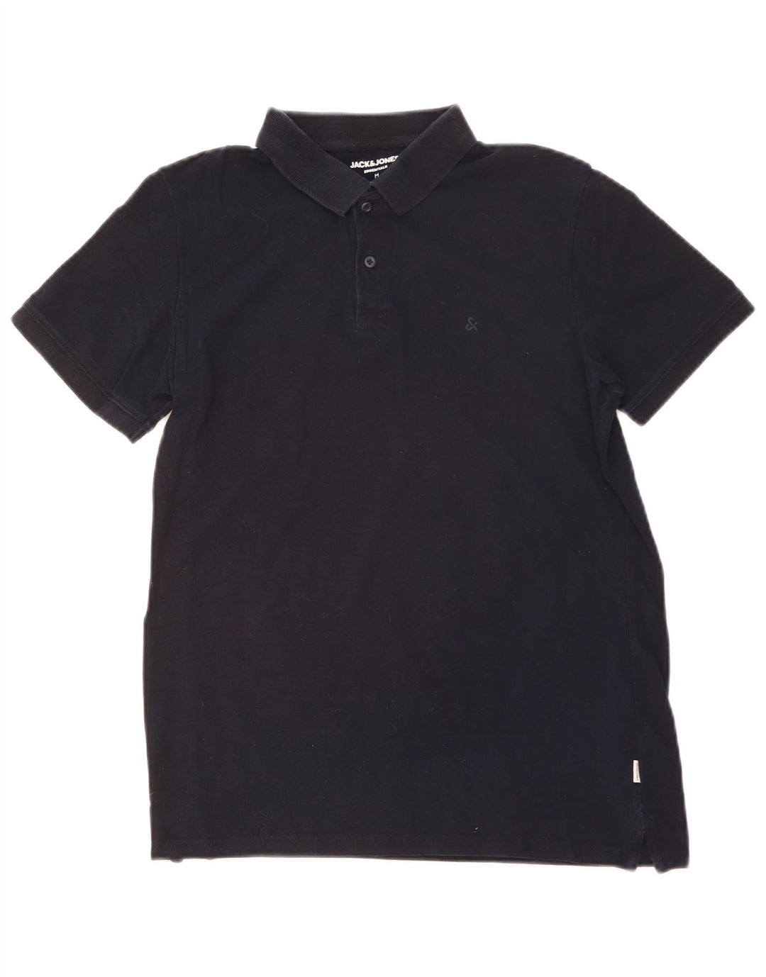 Męska koszulka polo JACK & JONES, średnia, granatowa, bawełniana