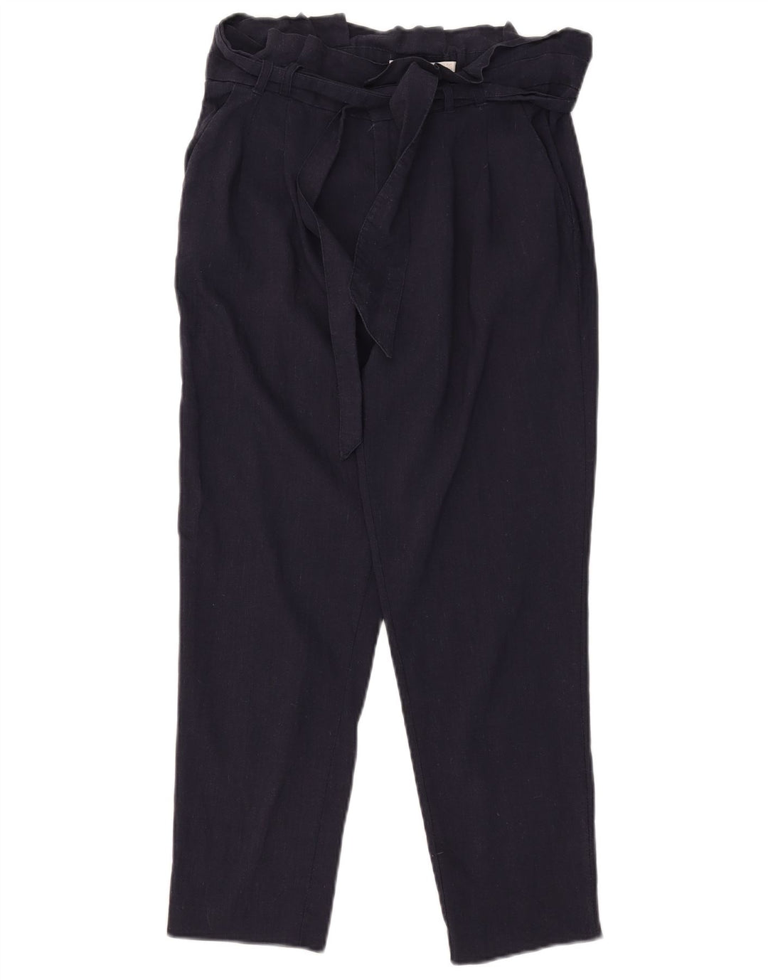 Spodnie damskie Zara Pegged Chino Small W26 L25 Granatowe