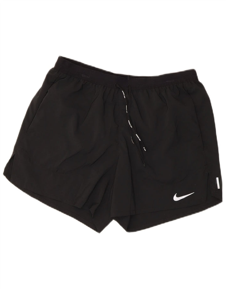 Męskie spodenki sportowe Nike Dri Fit, średni czarny poliester