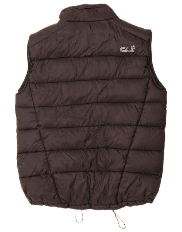Męska wyściełana kamizelka Jack Wolfskin UK 40/42, duża, czarna, poliester