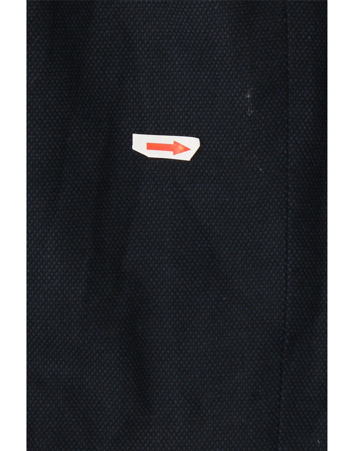 Męska kurtka bomberka Zara UK 42 XL, granatowa, poliester w kratkę
