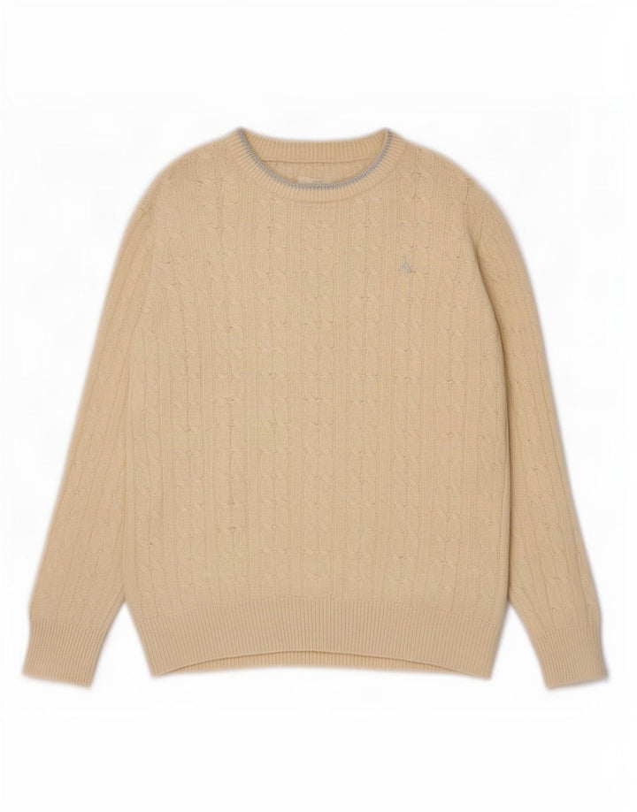 Sweter damski Jack Wills z dekoltem w łódkę, UK 12, średni złamanej bieli