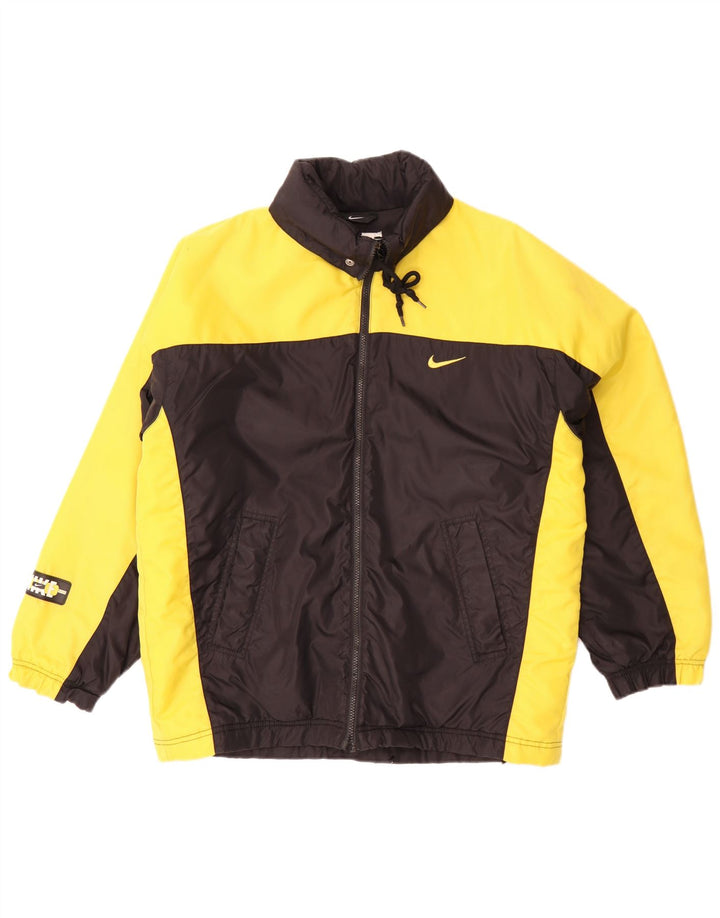 Męska kurtka Nike Graphic Loose Fit Padded Jacket UK 39/41 w kolorze średniej czerni
