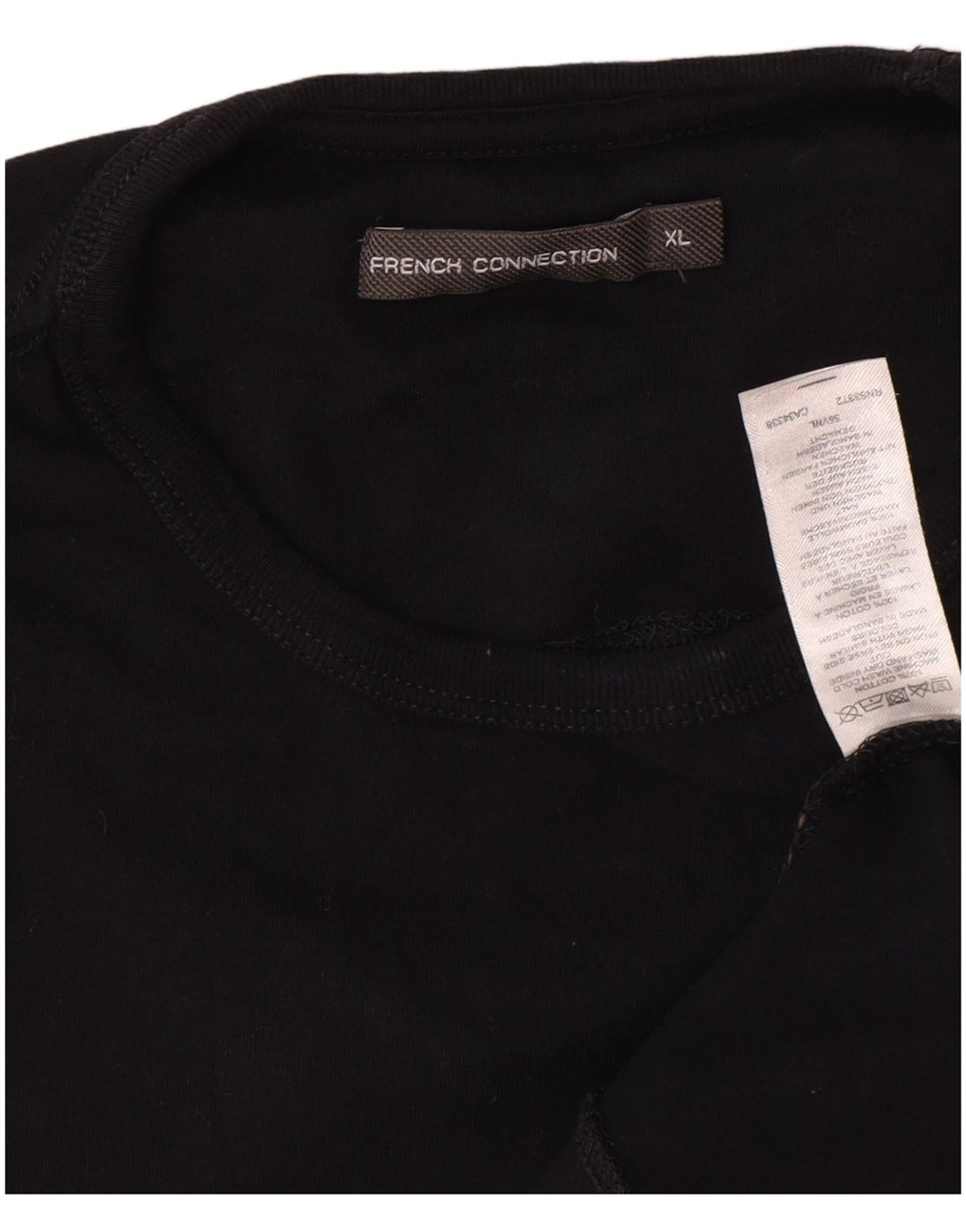 T-shirt męski French Connection Top XL, granatowy, bawełniany