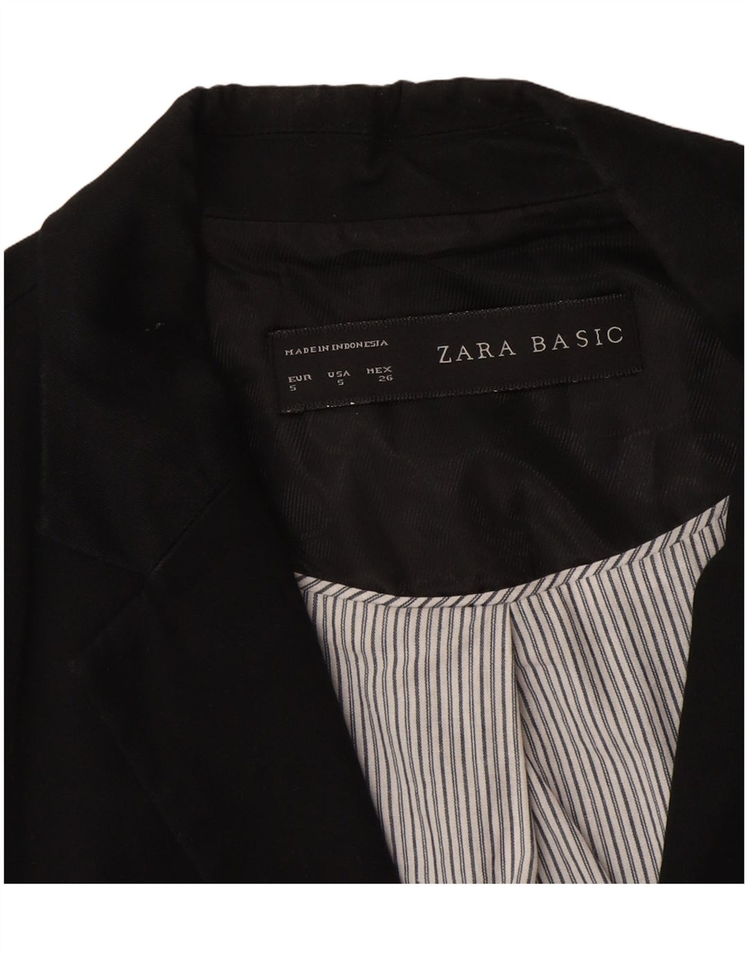 Zara damska marynarka zapinana na 1 guzik UK 10, mała czarna