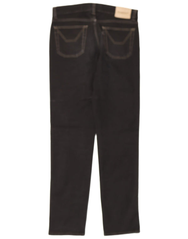 Męskie proste dżinsy JECKERSON W31 L32 Czarne bawełniane