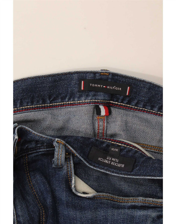Męskie dżinsy Tommy Hilfiger Bleecker Slim W34 L34 Niebieskie