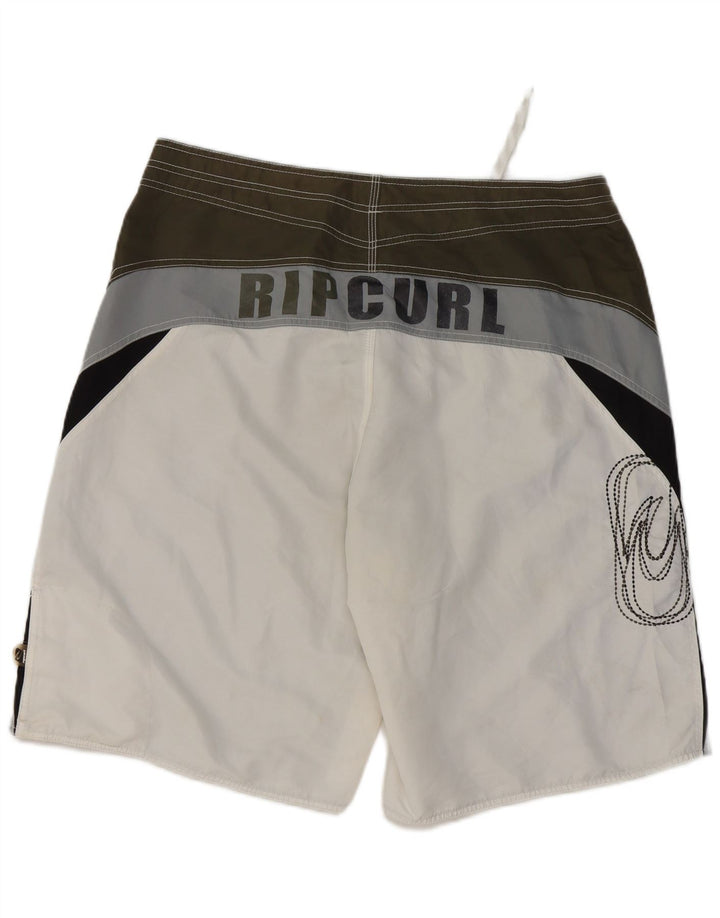 Męskie spodenki kąpielowe Rip Curl XL Khaki, poliester z blokami kolorów