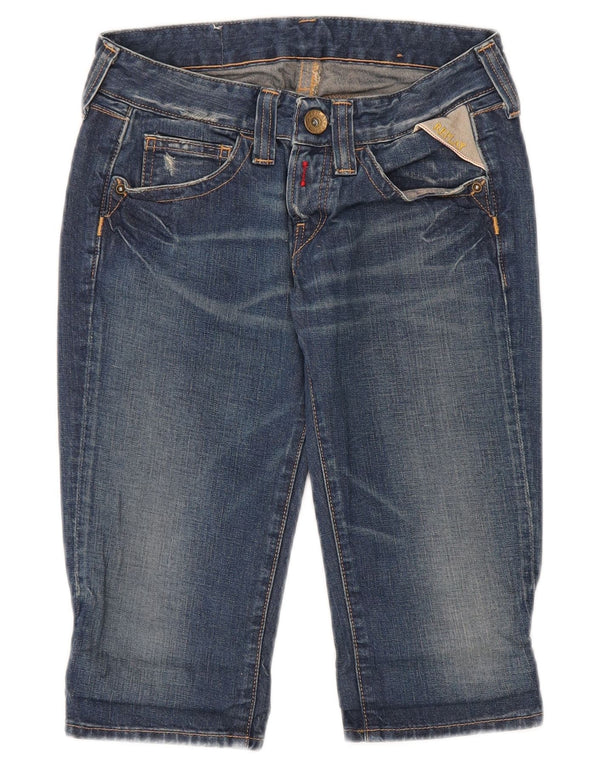 Damskie spodenki jeansowe Replay W24 XS, niebieska bawełna